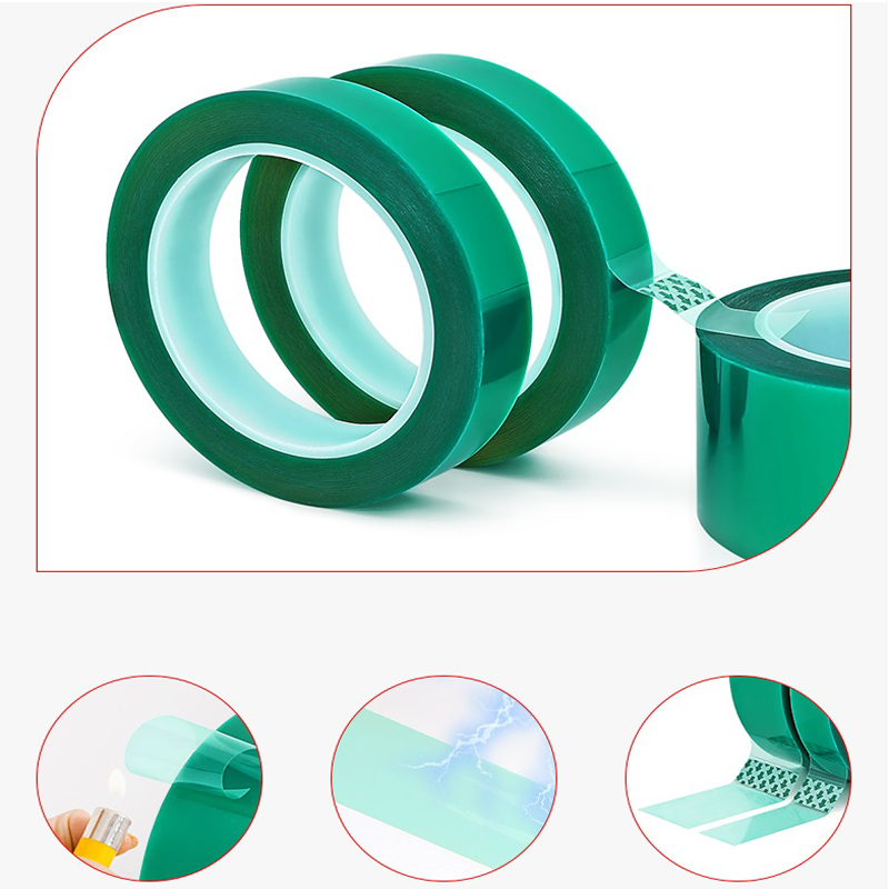 custom die-cut PET tape parts and slit rolls for OEM industrial manufacturing